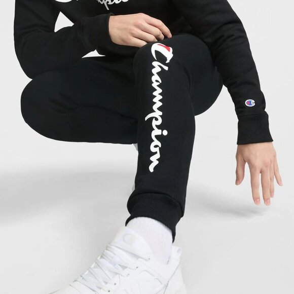 Champion Big Kid Boys Cuffed Mid Rise Fleece Jogger Pant - M(10-12) - Picture 3 of 14